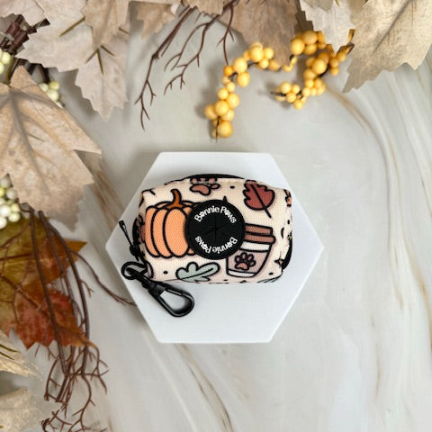Pumpkin Spice Poo Bag Holder