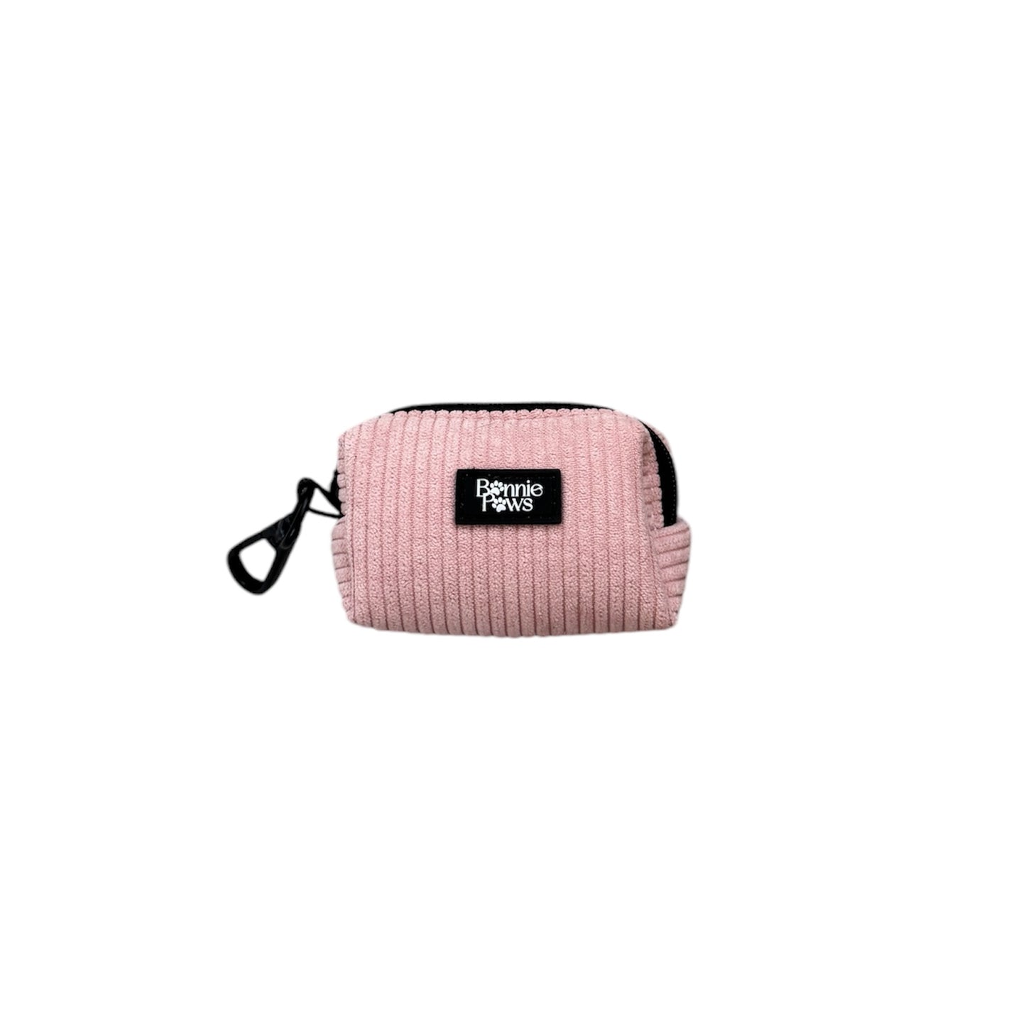 Pink Corduroy Poo Bag Holder