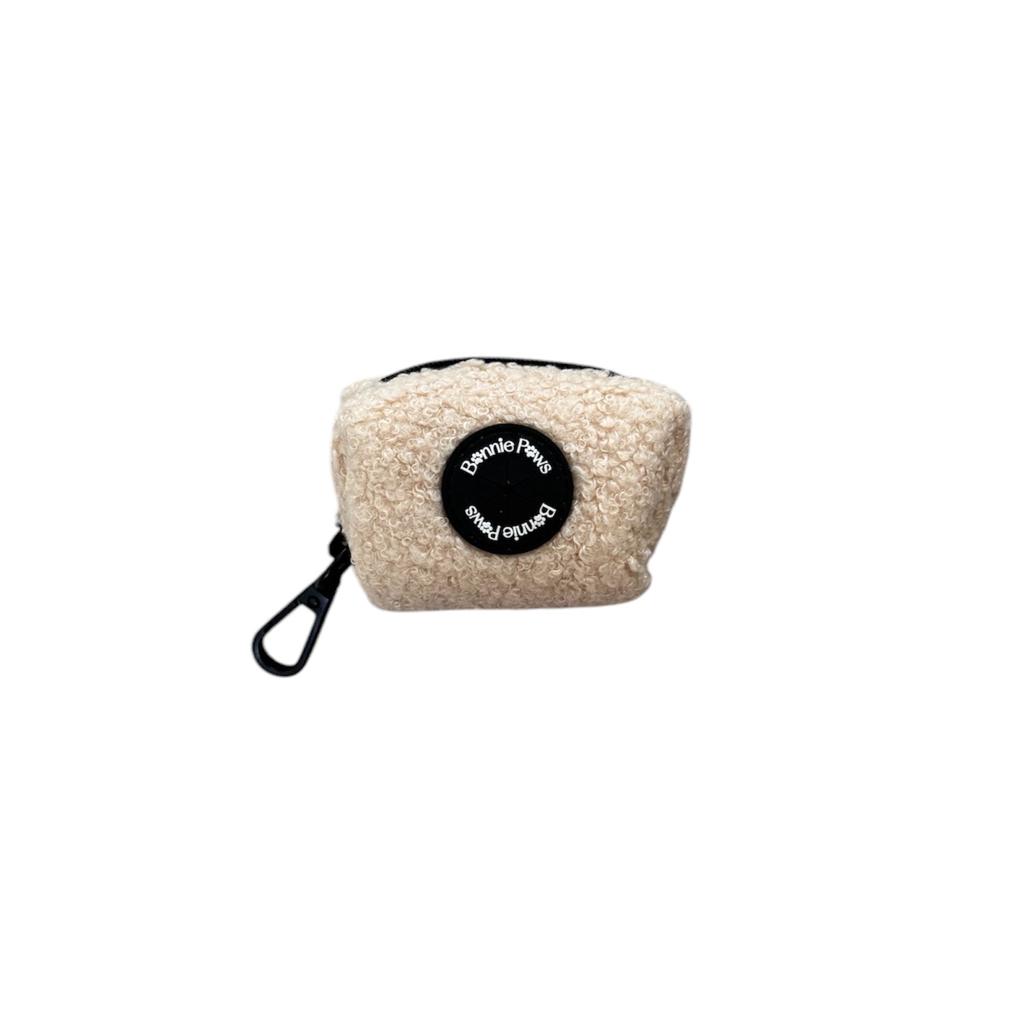 Beige Teddy Poo Bag Holder